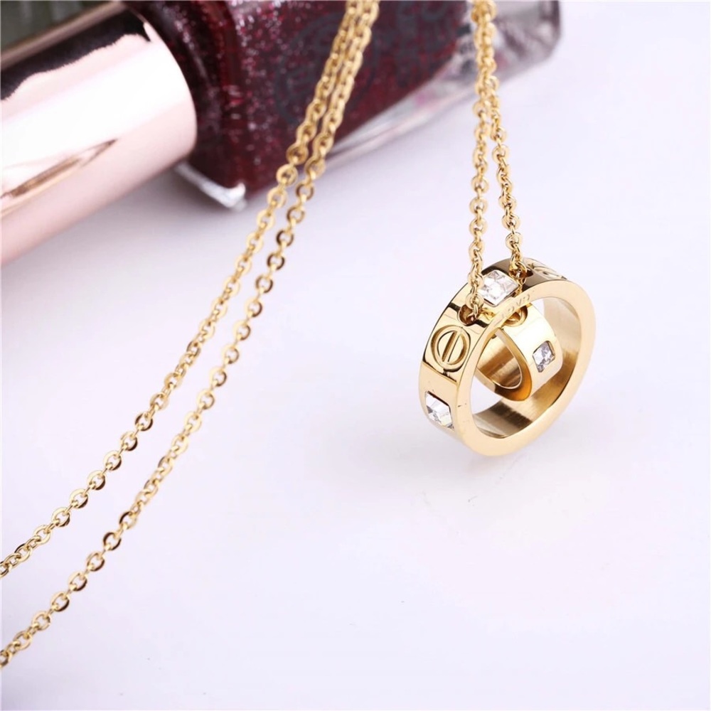 Trendy CZ Necklace - Picture 2 of 3